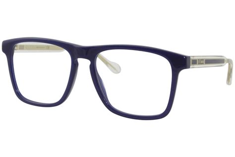 gucci gg0561o men eyeglasses - blue|GUCCI .